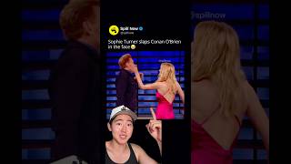 Sophie Turner slaps Conan O’Brien in the face 😭