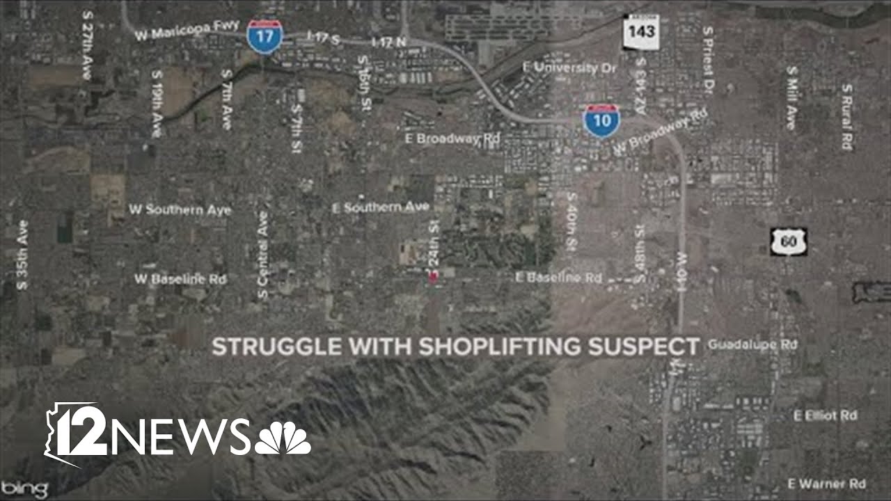 Phoenix officer hospitalized after struggle with shoplifting suspect ...