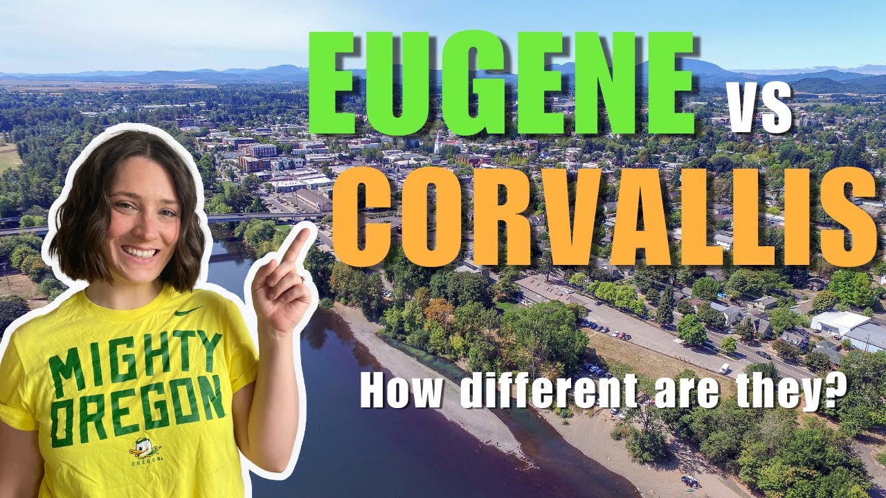Жизнь в Юджине, штат Орегон, против жизни в Корваллисе, штат Орегон | Куда мне лучше переехать?