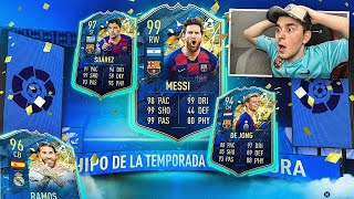 ABRIENDO MEJORAS +82 LIGA SANTANDER TOTS !! ¿SBC TOTS ASEGURADO? FIFA 20 ULTIMATE TEAM