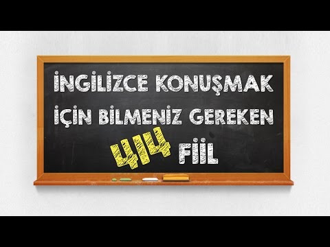 MUTLAKA BİLMENİZ GEREKEN 414 İNGİLİZCE FİİL