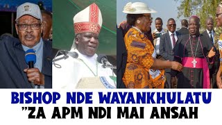 ARCHBISHOP  MSUSA WAYANKHULA ZA UBALE WA PETER MUTHARIKA NDI MA VICE PRESIDENT AKE