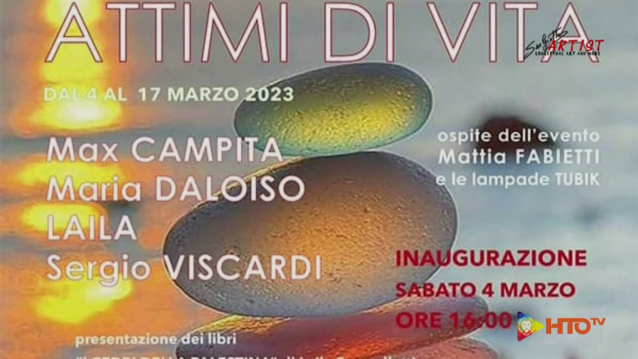 “Attimi di Vita” - SerGiotto Artist espone alla galleria d'arte Ess&rre di Ostia (RM) - www.HTO.tv