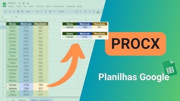 Função PROCX no Planilhas Google! Aprenda a realizar consultas e obter resultados dinamicamente!