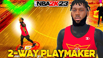 My 6’8 2-WAY PLAYMAKER BUILD TOOK OVER THE 1v1 COURT on NBA 2K23! BEST JUMPSHOT & DRIBBLE MOVES 2K23