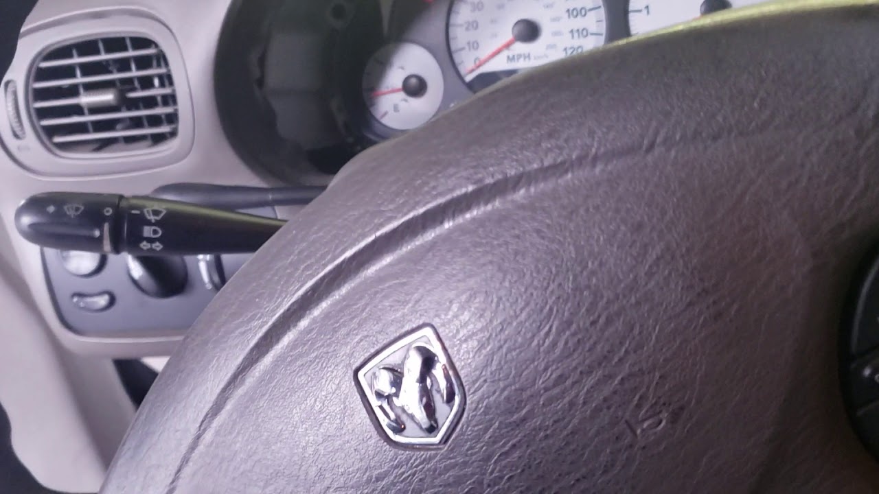 Dodge Grand Caravan dashboard lights replacement part 3 - YouTube