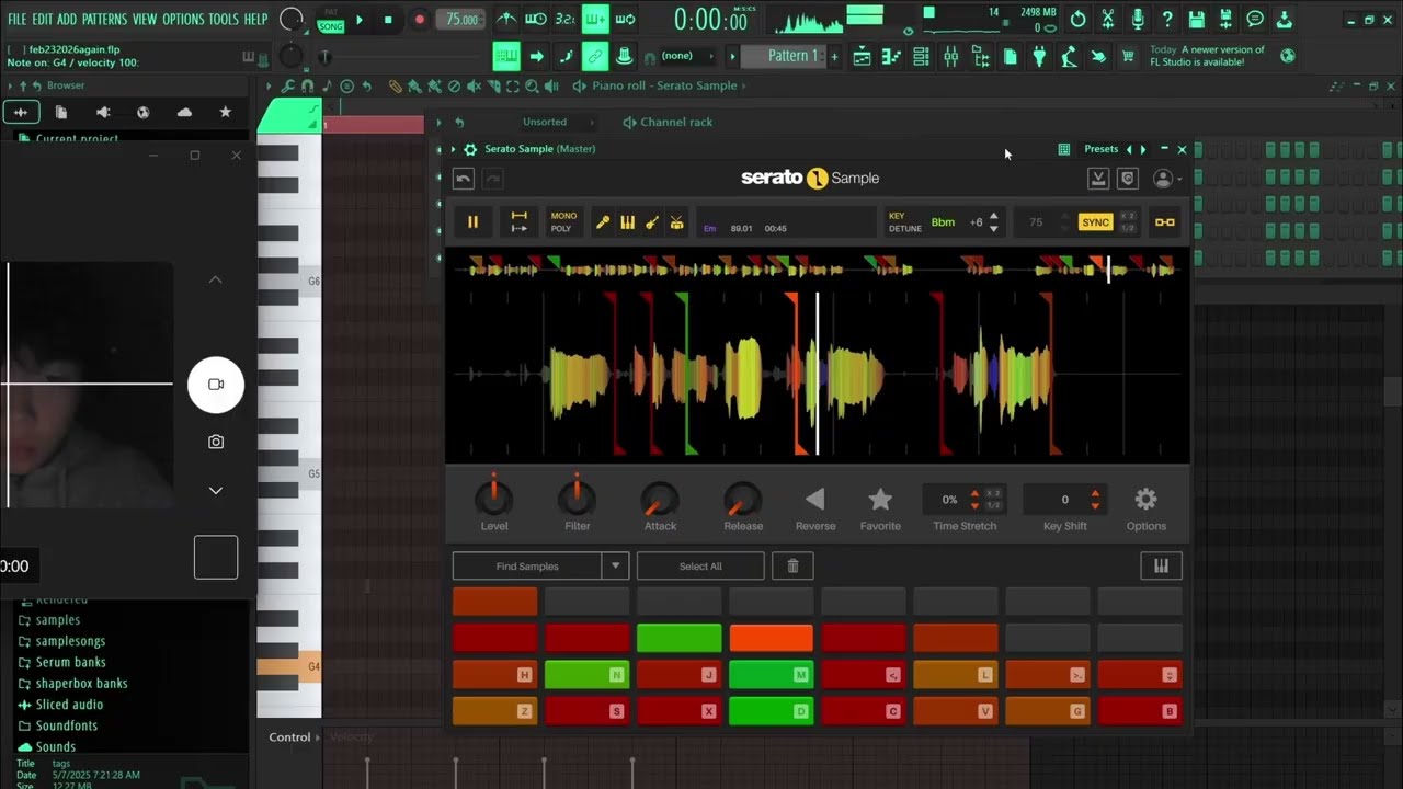 asian boy vs sampling guitar