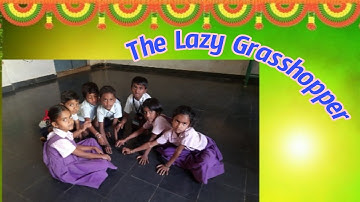 The Lazy Grasshopper || Role play||  3rd & 2nd class students ||