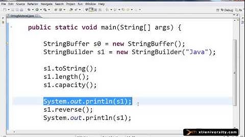Curso Online: Java - 060 : Stringbuffer e Stringbuilder
