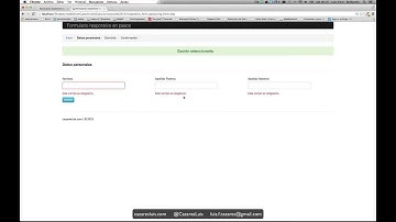 Formulario Responsivo en Pasos - Validación de formularios
