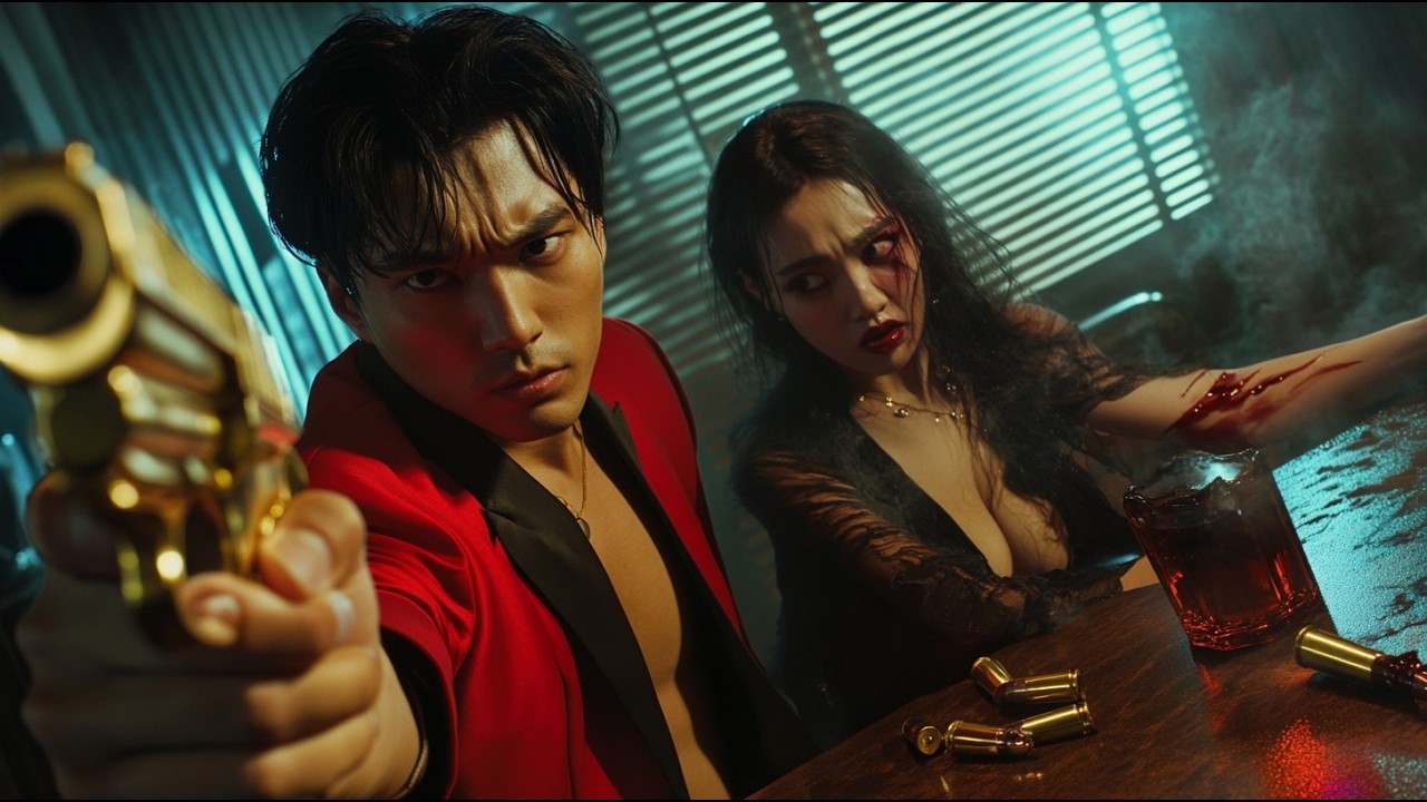 Violent Crime Film: Gang Betrayal! Underling Kills Boss! Seductive Wife Begs - Still Gets Whacked!