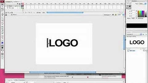 How To Animate Your Logo in Adobe Flash CS3