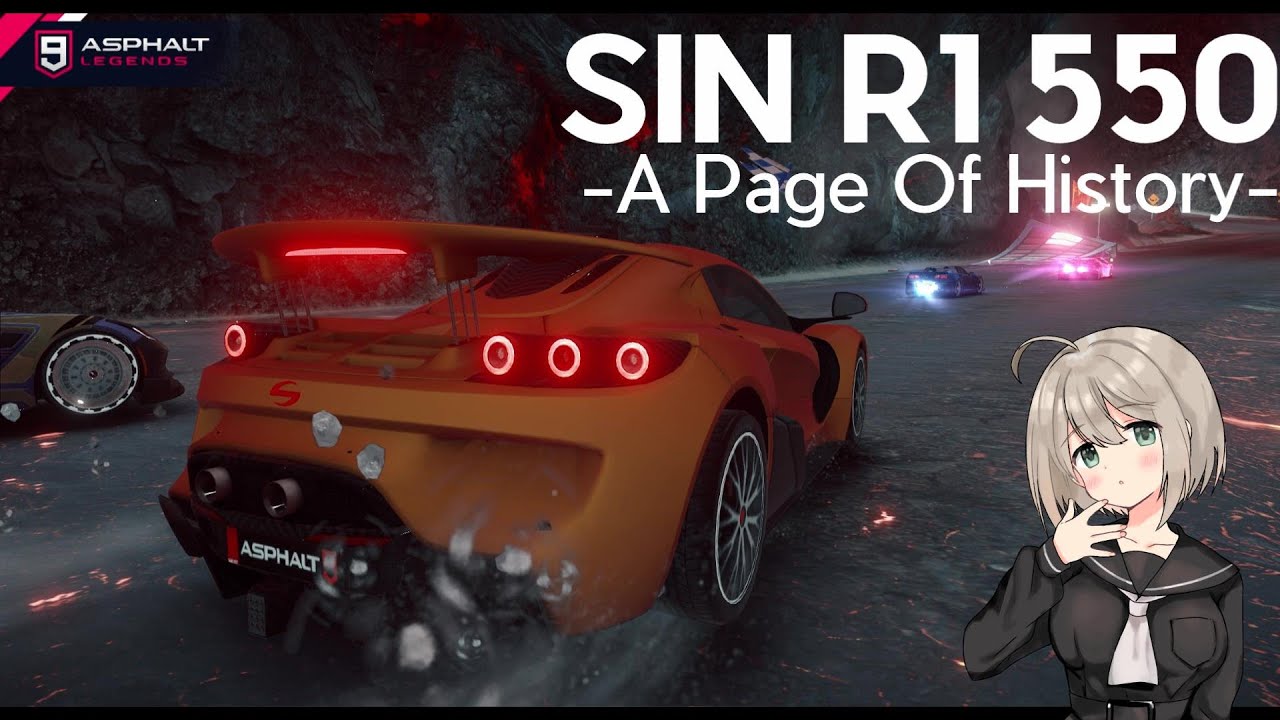 SIN R1 550 - A Page of History - 6 MP Races [Asphalt9] - YouTube