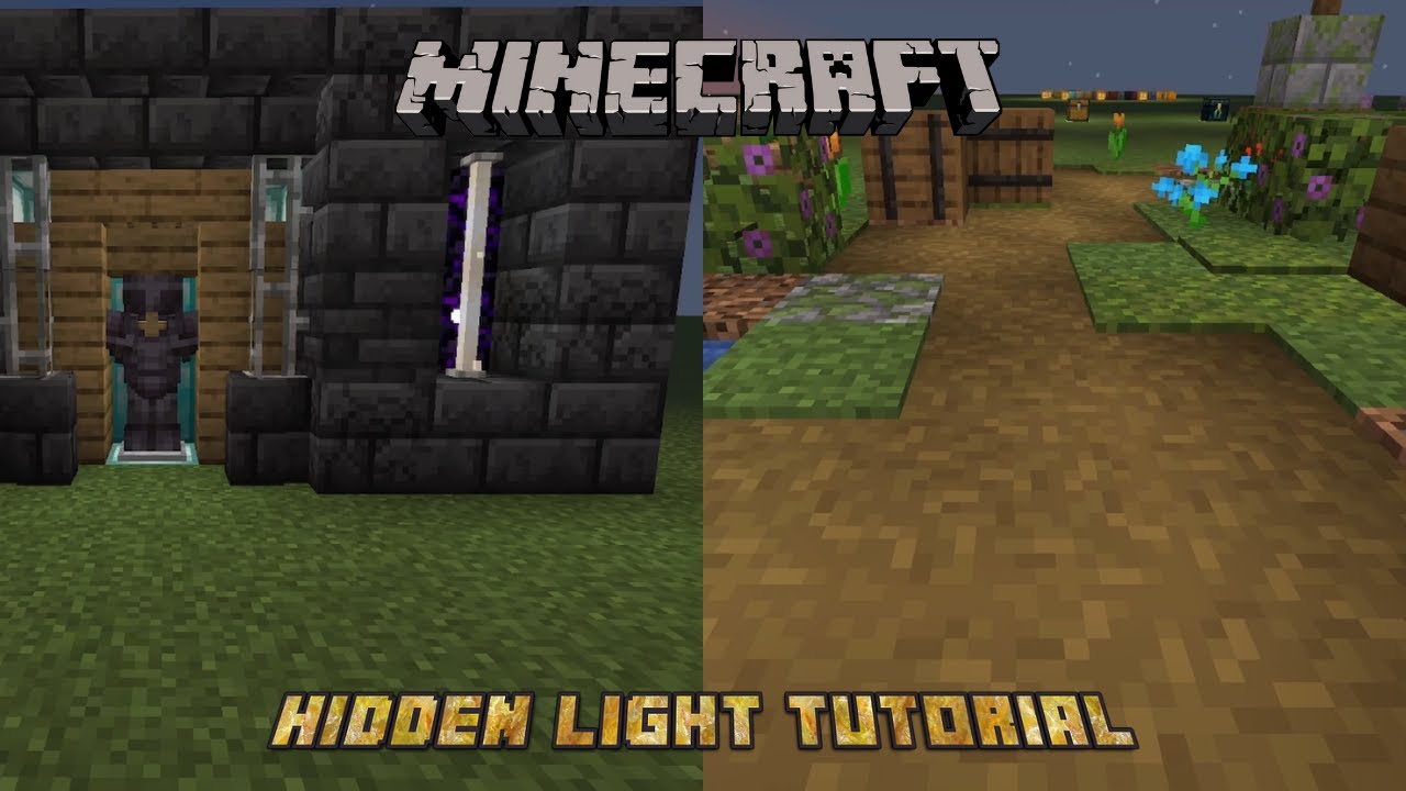 How To Make Hidden Lighting In Minecraft BEST Ways to Hide Lighting in Minecraft 1.19.20 Update - YouTube