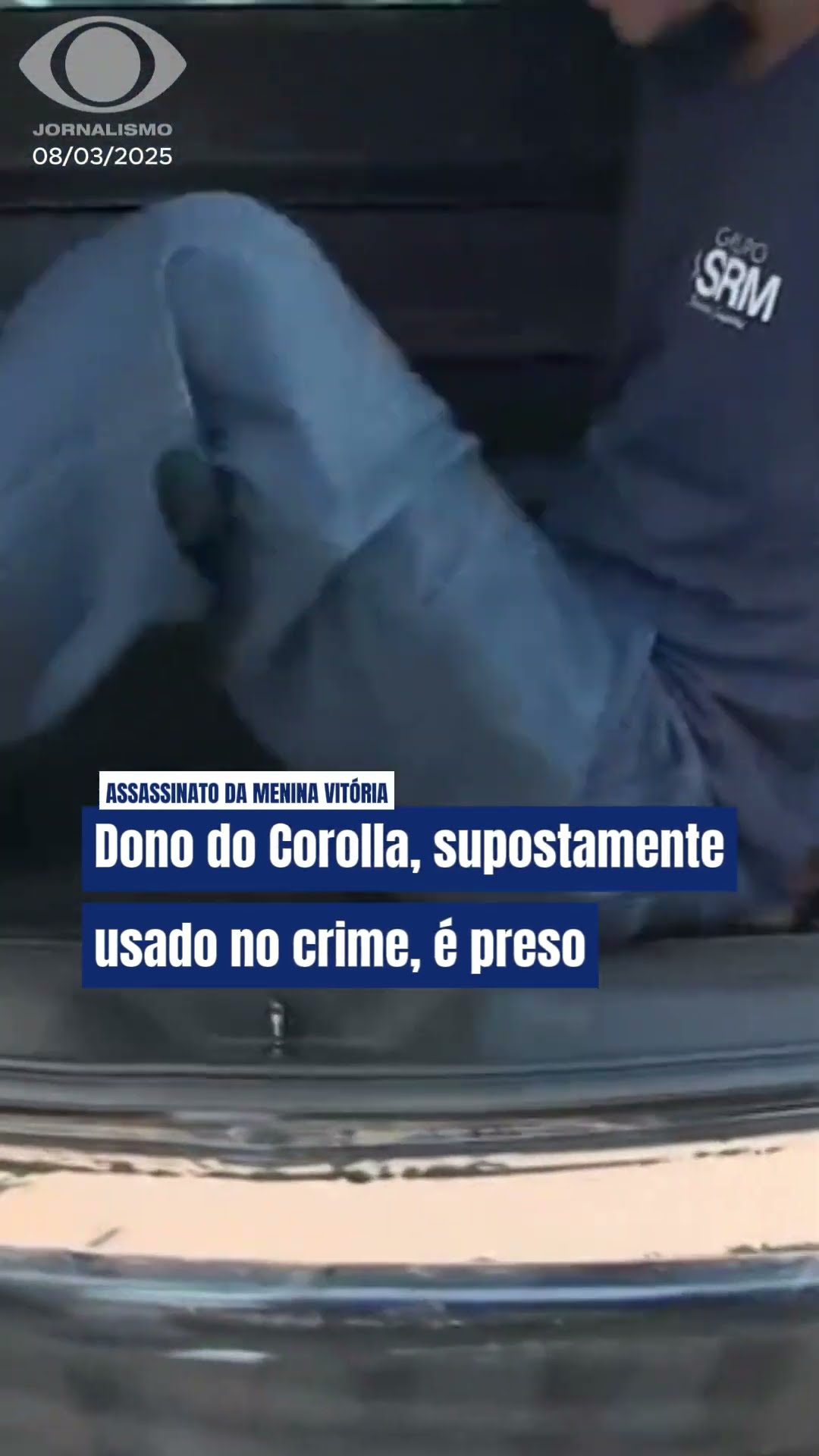 Polícia prende dono do Corolla supostamente usado no assassinato de Vitória #shorts