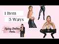 How To Style Black Leather Pants | 1 Item 5 Ways