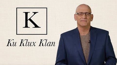 Leftese Dictionary: K is for Ku Klux Klan