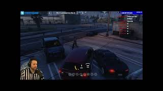 Troydan gets chased after stealing a guy’s car! (GTA RP)