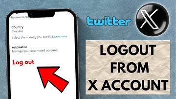 How To Logout Of X/Twitter Account - 2025