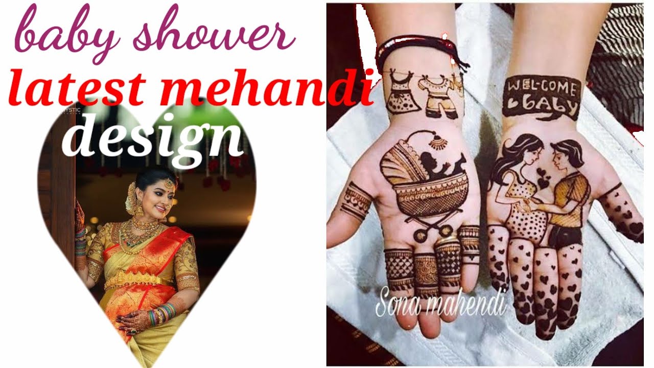 baby shower mehndi design latest images YouTube