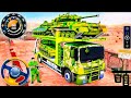 Army Vehicle Transport Simulator - Delivering Army Tank and Jeep Driving - Android GamePlay