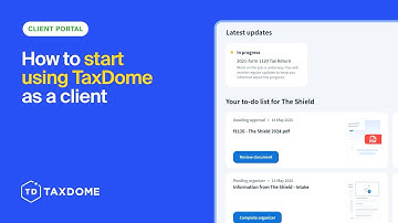 How to start using TaxDome as a Client