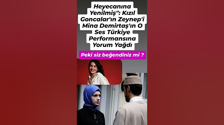 Heyecanına Yenilmiş": Kızıl Goncalar'ın Zeynep'i Mina Demirtaş'ın O Ses Türkiye