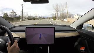 Tesla FSD Beta 11.3.1 - Highway to City Streets