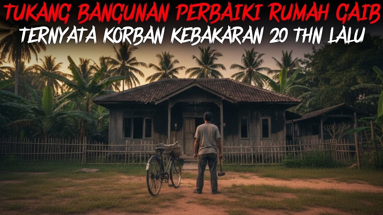 KISAH NYATA‼️TUKANG BANGUNAN PERBAIKI RUMAH GAIB, TERNYATA KORBAN KEBAKARAN 20 TAHUN LALU