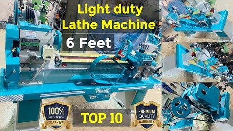 Light Duty Lathe Machine | 6 Feet | Yogi Machine Tools Rajkot | Planet Lathe Machine