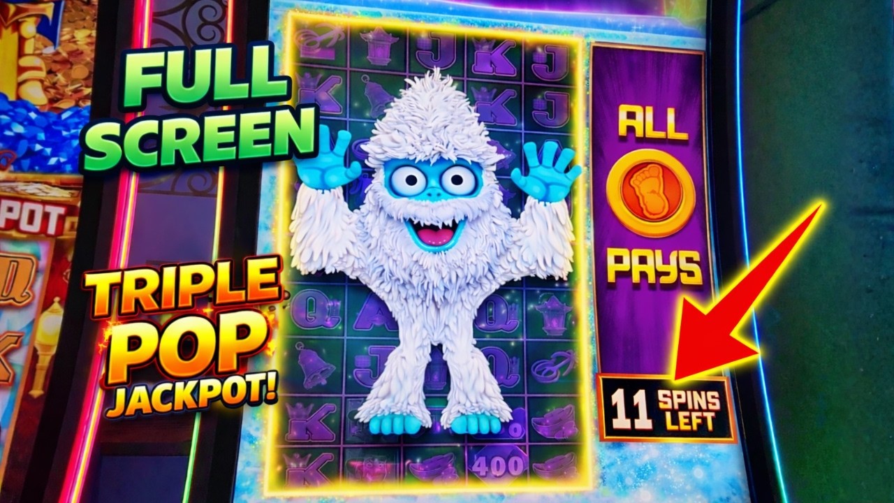 TRIPLE POP TURNS INTO A FULL SCREEN YETI 🥶💥 | Spooky Link JACKPOT