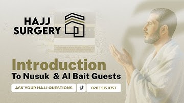 LIVE | Weekly Hajj Surgery | Introduction To Al Bait Guests & How The Nusuk System Works