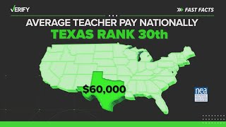 What we can VERIFY about teacher pay in Texas