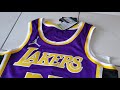 Opening LA Lakers Purple LeBron James 23 2020-2021 Jordan Brand Jersey!