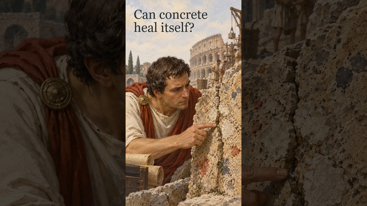 How Some Roman Concrete Can Seal Its Own Cracks - YouTube