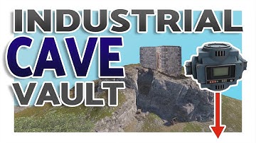 Industrial Cave Base - I Hid My Loot UNDERGROUND - [BROKEN] Cave Base Rust Industrial Update