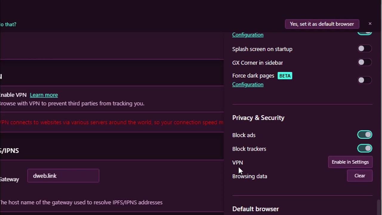 Opera enable quick. Opera enable quick