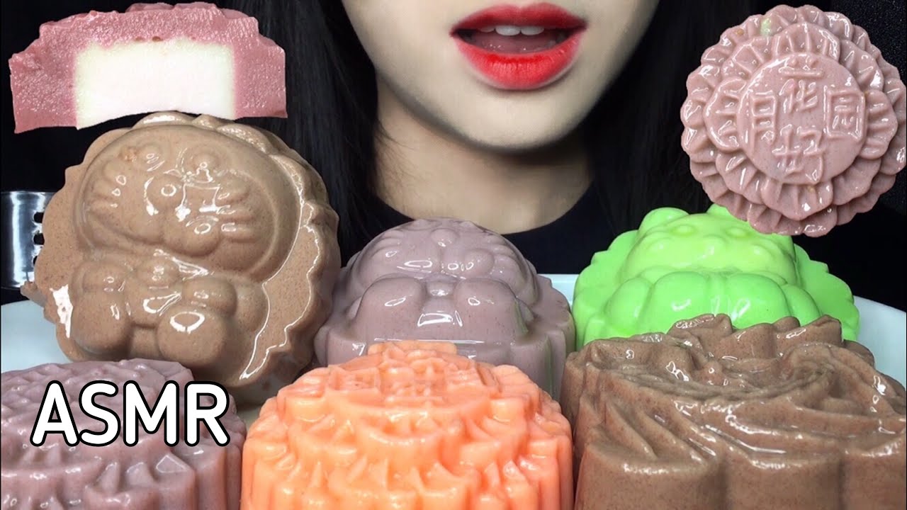 ASMR JELLY MOONCAKES 🥮 리얼사운드 먹방 REAL SOUND MUKBANG