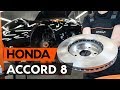 Как заменить передние тормозные диски на HONDA ACCORD 8 (CU2) [ВИДЕОУРОК AUTODOC]