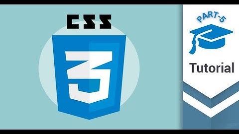 CSS Tutorial for Beginners Part 5
