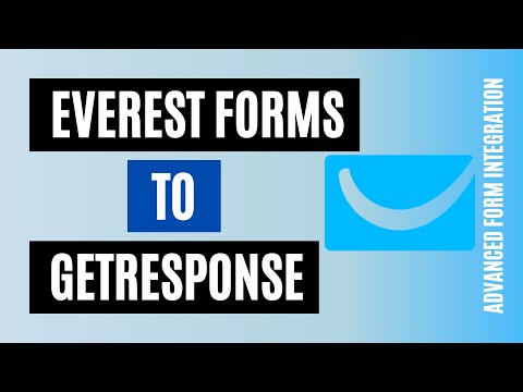 How to Integrate Everest Forms to GetResponse Easily | Best WordPress Plugin