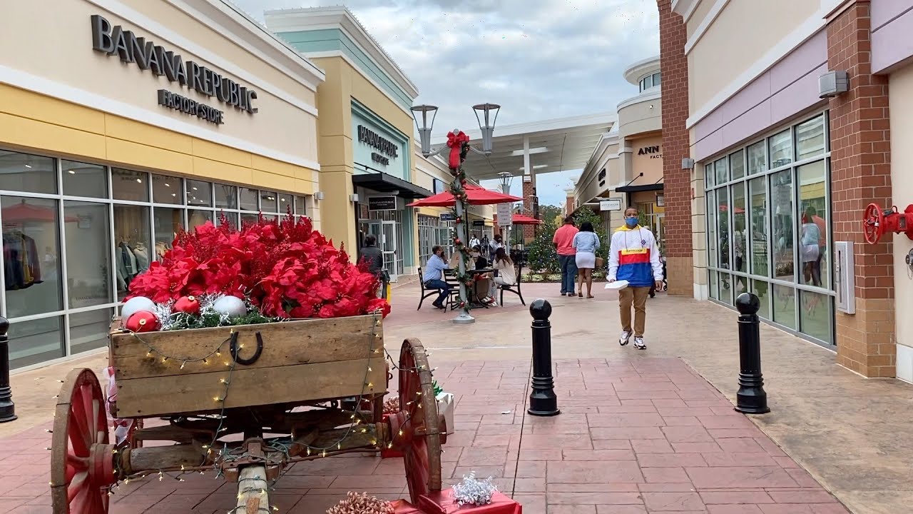 Shopping at Outlet shopping center Atlanta YouTube