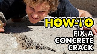 How To Repair Concrete Holes (Easy) | 'Derek Makes It Right'