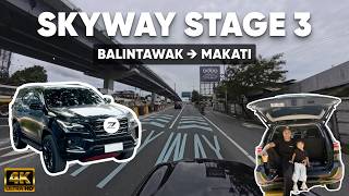 Skyway Stage 3 Southbound Drive | Balintawak to Makati | Full Route | Philippines 4K