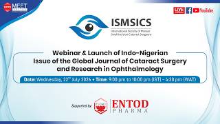 Webinar & Launch of the Indo–Nigerian Issue of the Global Journal of ISMSICS