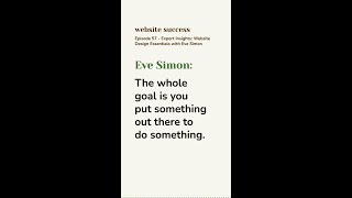 Every website needs a clear Call-To-Action (CTA)