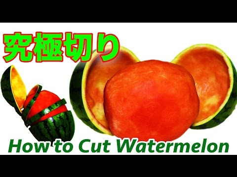 スイカの切り方 簡単サイコロブロック切り Fastest Way To Cut A Watermelon Into Cubes ライフハック 便利裏技 Youtube