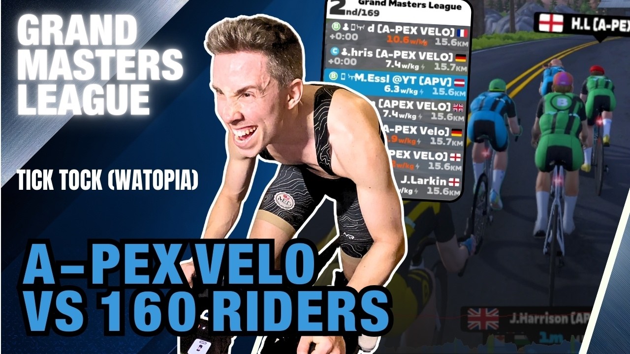 Can a Team Attack Win on Zwift’s Tick Tock? – Grand Masters League