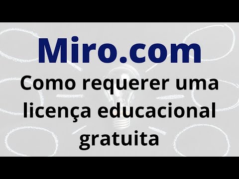 Vídeo: Como Obter Uma Licença Educacional