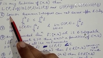 Riemann Integral (Quick Revision) for BSc, MSc, IIT JAM, NET, GATE etc